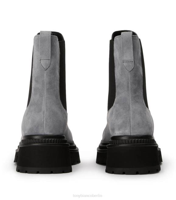 Stiefeletten| de Tony Bianco Frauen Hurricane-Stiefeletten Stahlgraues Wildleder 4624512